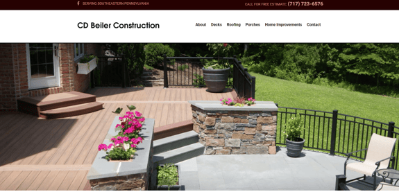 EZMarketing Develops New Website for CD Beiler Construction