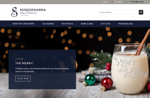 EZMarketing Builds New Website for Susquehanna Glass