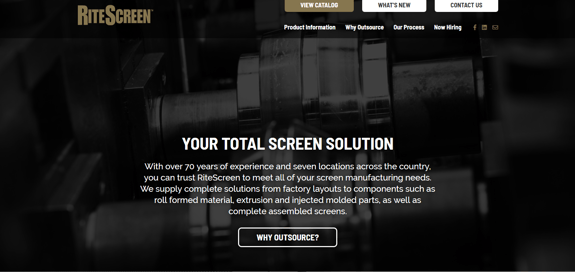 EZMarketing Develops New Website for RiteScreen Company