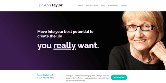 EZMarketing Designs & Develops New Website for Dr. Ann Taylor