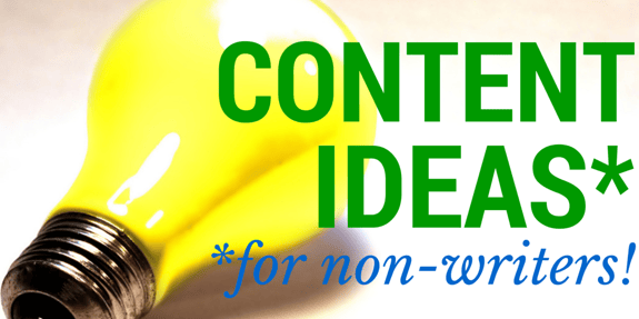 5 Creative Content Ideas For The Non-Writer