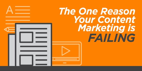 The One Reason Your Content Marketing is Failing