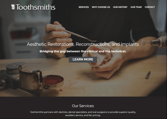 EZMarketing Designs & Develops New Website for Toothsmiths